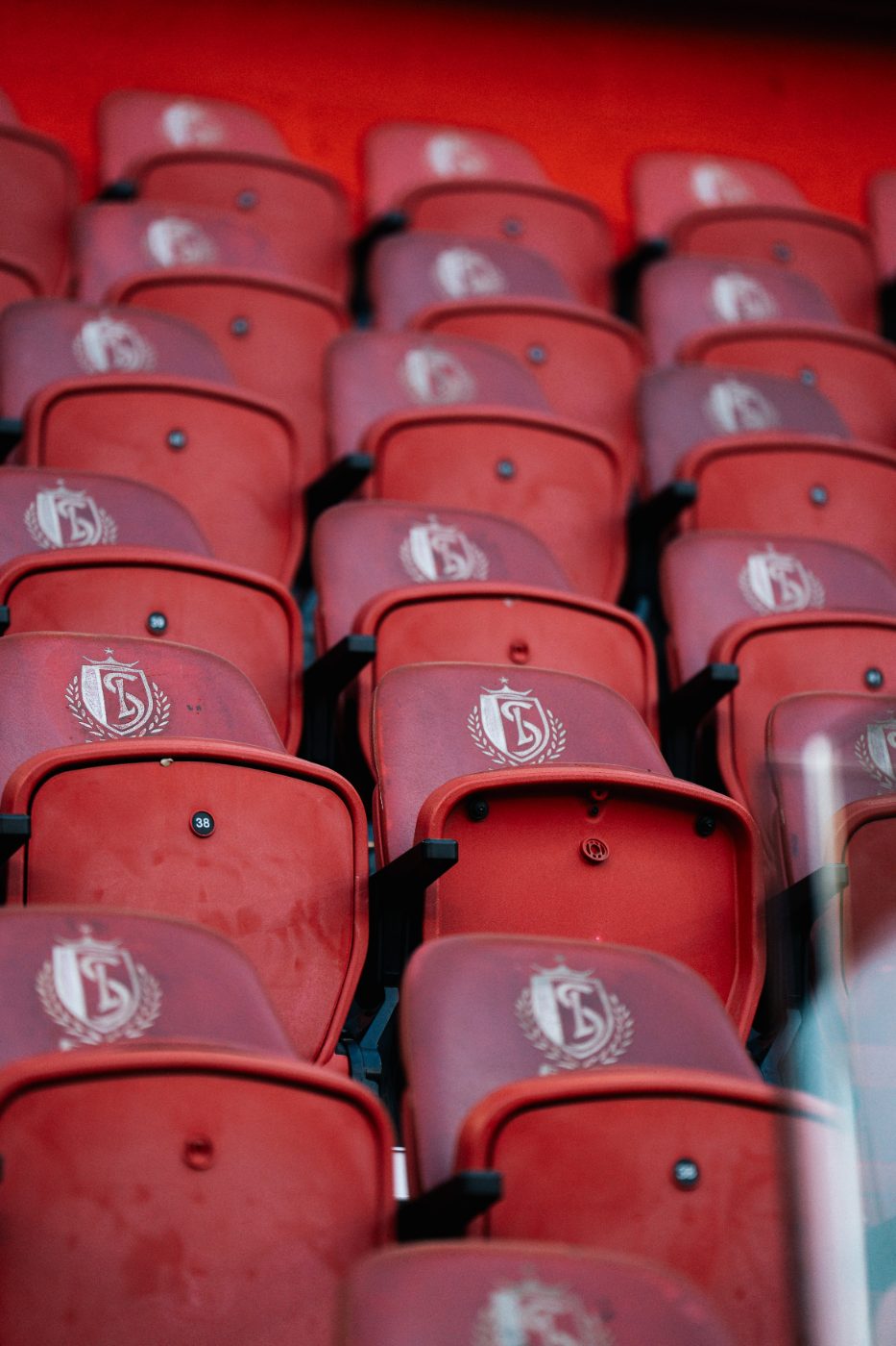 an empty stand before kick-off